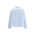 Blue Cotton Dress Shirt