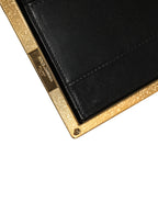 Beige Lambskin Leather Clutch Evening Women Purse Bag