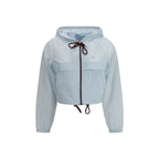 Blue Recycled Polyamide Shell Jacket