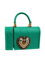 Green Silicone Devotion Heart Bag Gold Chain  Airpods Case