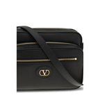 Black Calf Leather Bos Taurus Shoulder Bag