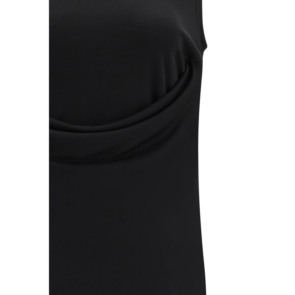 Black Viscose Cocktail Dress
