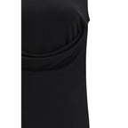 Black Viscose Cocktail Dress