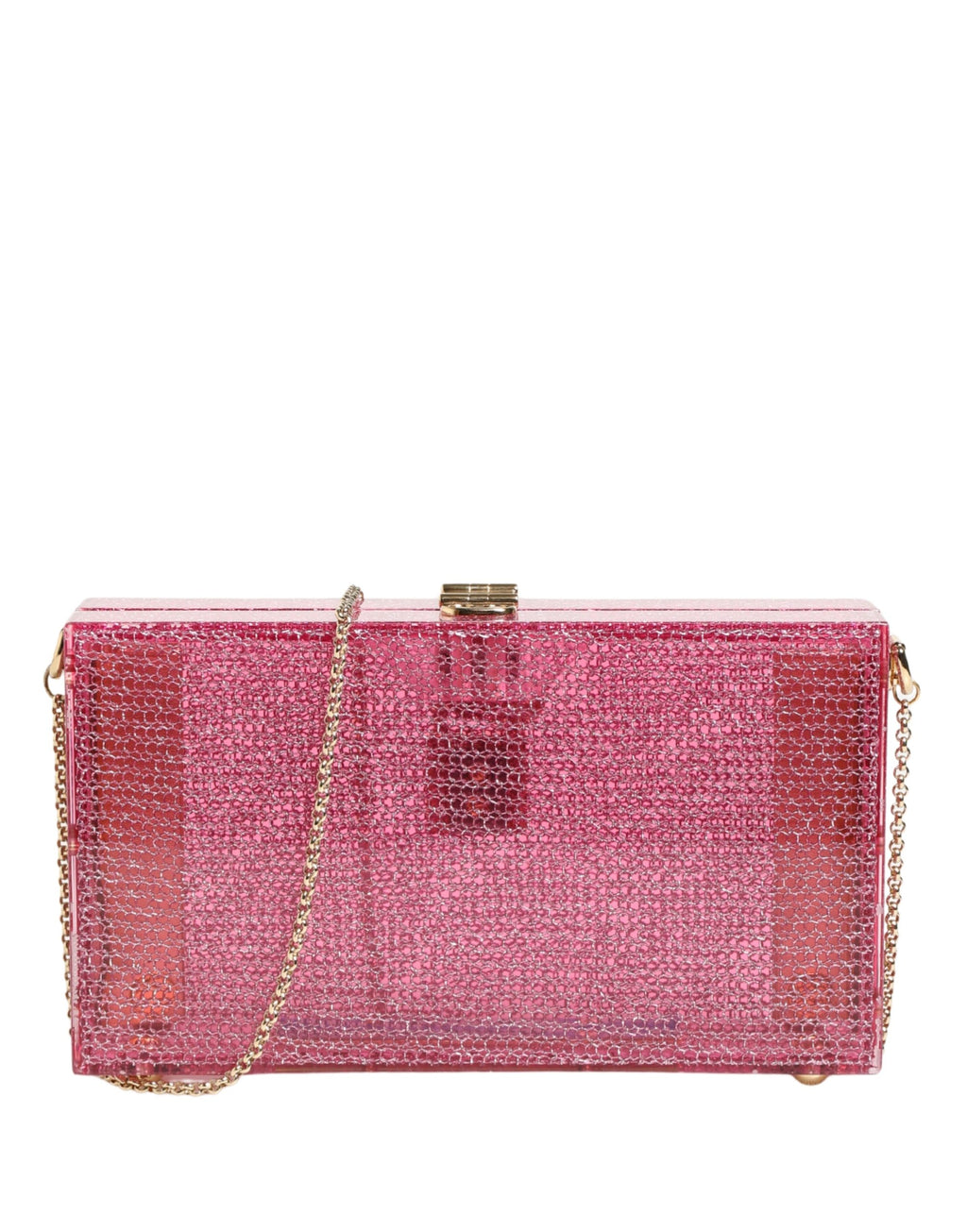 Pink DOLCE BOX Clutch Crossbody Women Evening Borse Bag