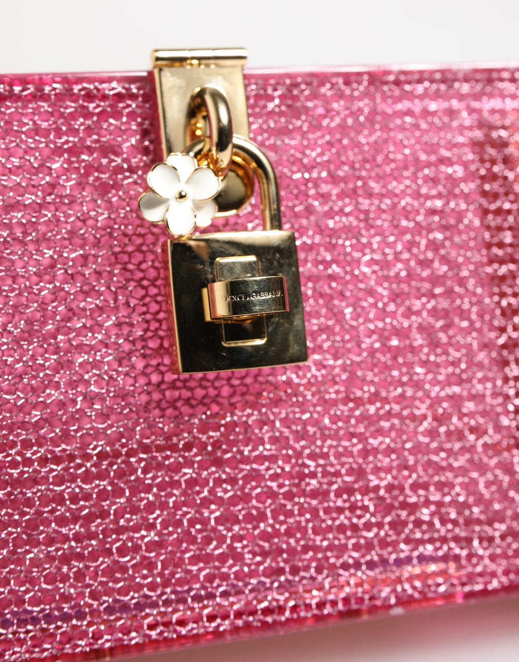 Pink DOLCE BOX Clutch Crossbody Women Evening Borse Bag