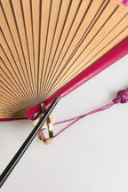 Multicolor Scenery Decorative Folding WoodCotton Hand Fan