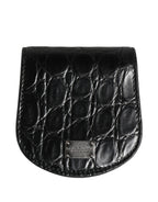 Black Exotic Skin Condom Case Holder Pocket Wallet