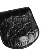 Black Exotic Skin Condom Case Holder Pocket Wallet