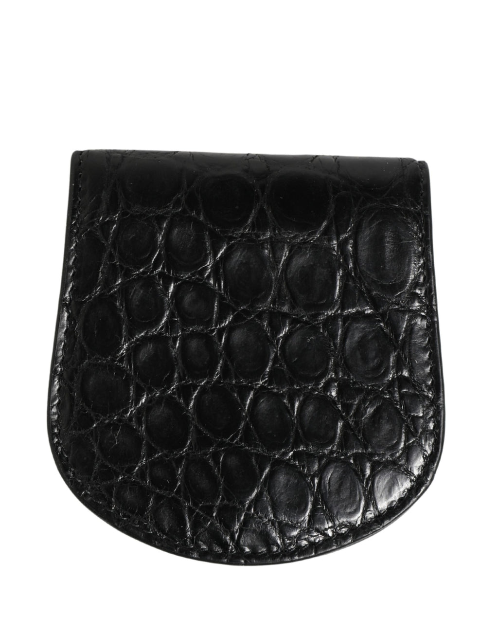 Black Exotic Skin Condom Case Holder Pocket Wallet