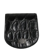 Black Exotic Skin Condom Case Holder Pocket Wallet