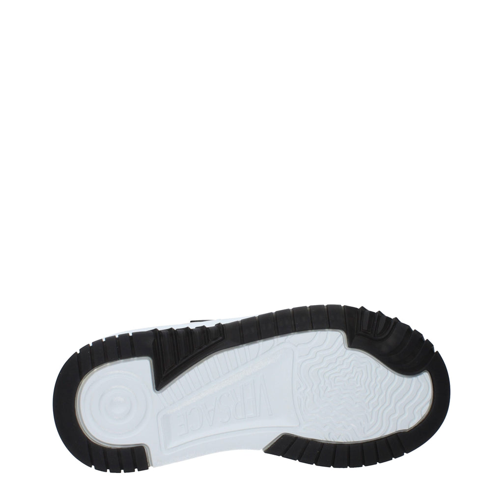 White Leather Low Top Sneakers