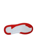 Blue Leather Athletic Sneakers