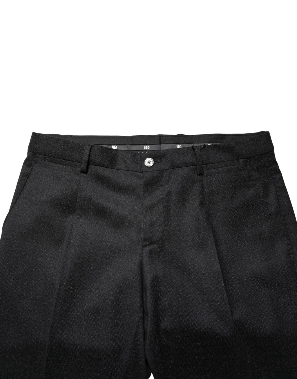 Black Wool Skinny Men Dress Trouser Pants