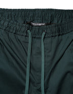 Green Cotton Skinny Men Jogger Trouser Pants