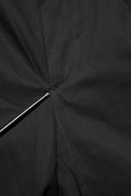 Black Cotton Skinny Dress Formal Trouser Pants