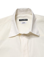 White MARTINI Cotton Men Dress Formal Shirt