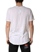 White 100% Cotton Plain Round Neck Men Shirt T-shirt