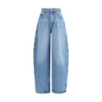 Blue Cotton Jeans Denim