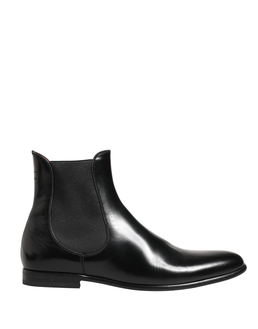 Black Leather Fur Men CHELSEA Boots Shoes