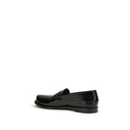 Black Calf Leather Bos Taurus Slip-On Loafers