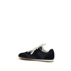Blue Calf Leather Bos Taurus Athletic Sneakers