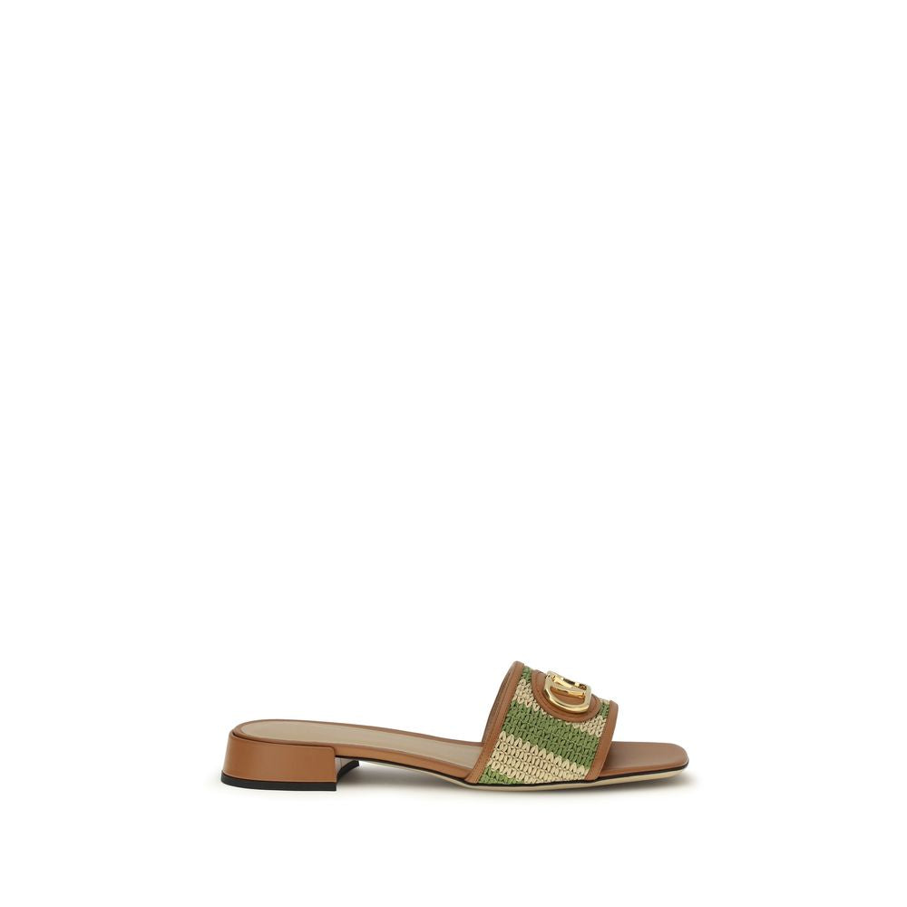 Multicolor Viscose Sandals