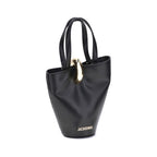 Black Calf Leather Bos Taurus Backet Bag