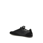 Black Calf Leather Bos Taurus Athletic Sneakers