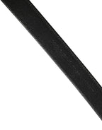 Men Black Classic Leather Metal Buckle Belt