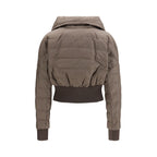 Brown Polyester Coat