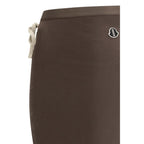 Brown Cotton Long Skirt
