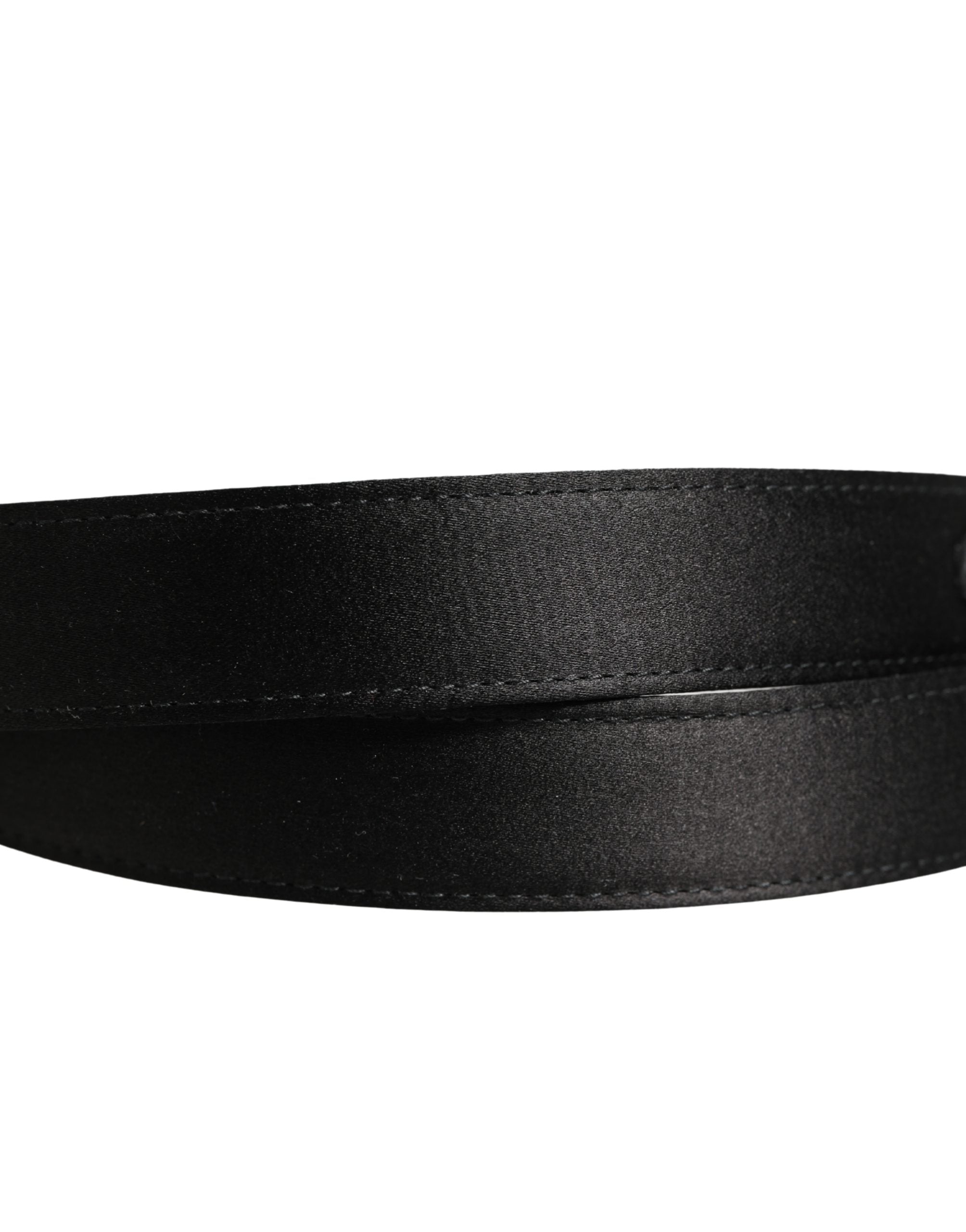 Men Black Classic Leather Metal Buckle Belt