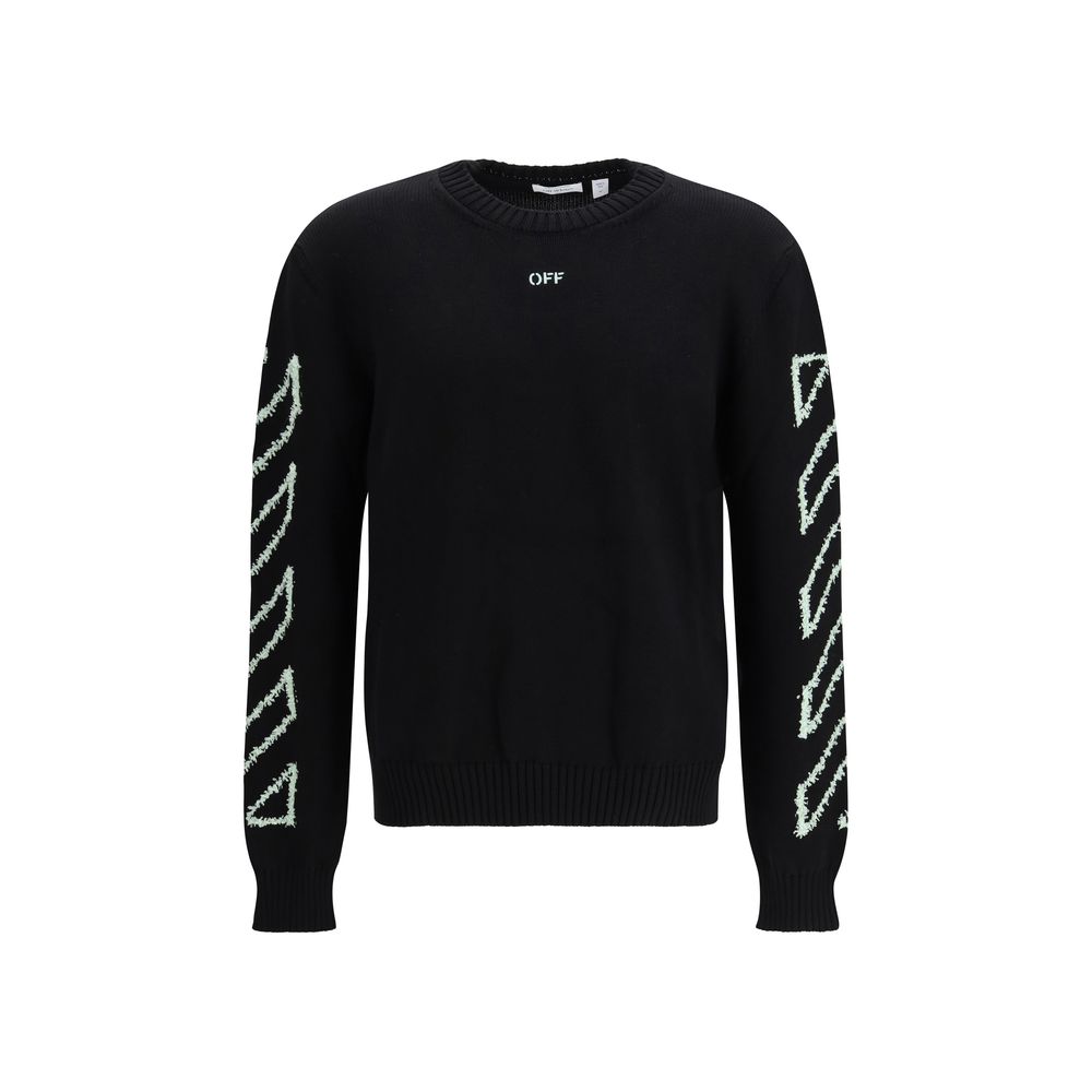 Black Cotton Sweatshirt