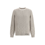 Beige Cotton Sweatshirt