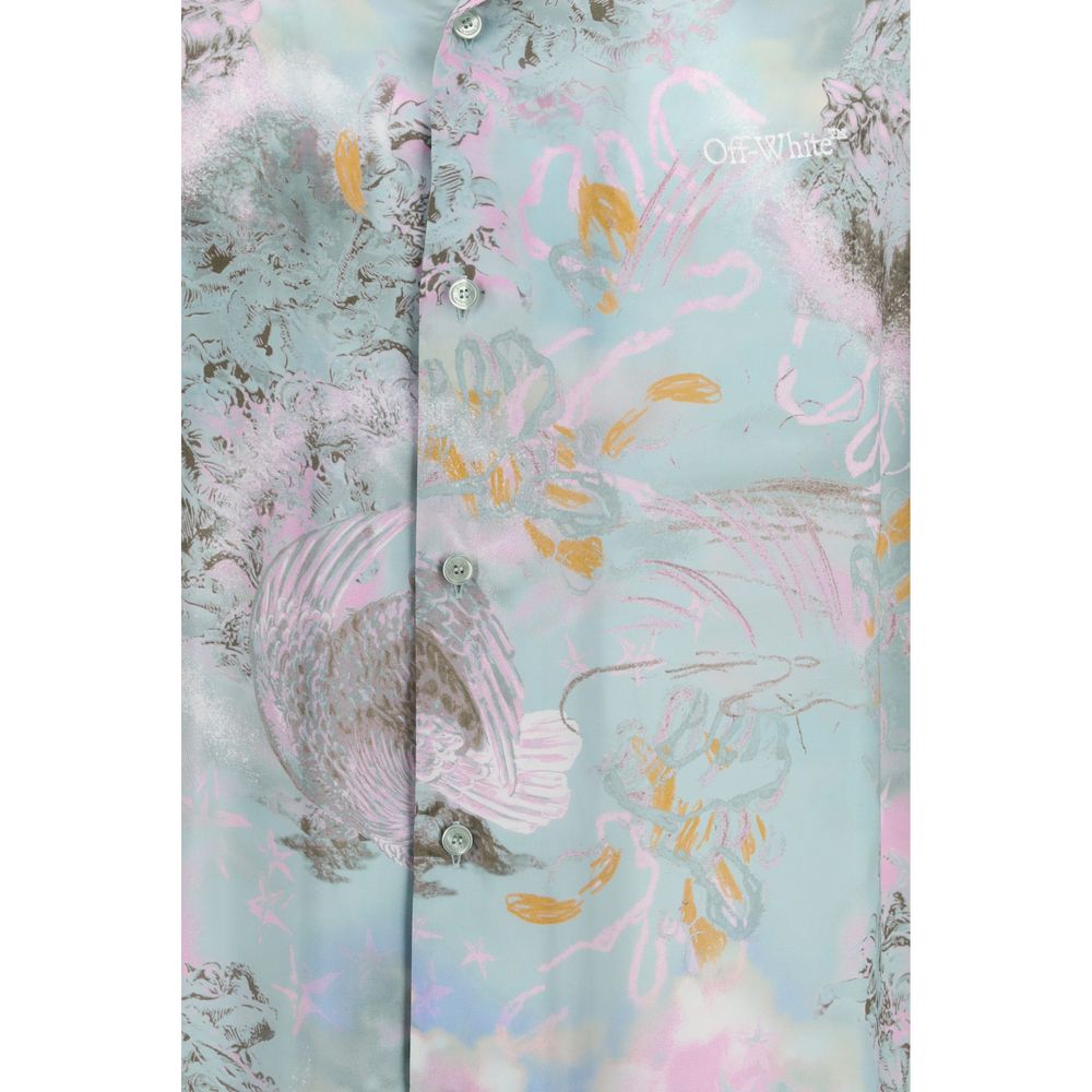 Multicolor Viscose Pattern Shirt