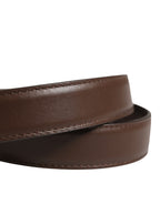 Belt Men Brown Classic Leather Metal Buckle Belt