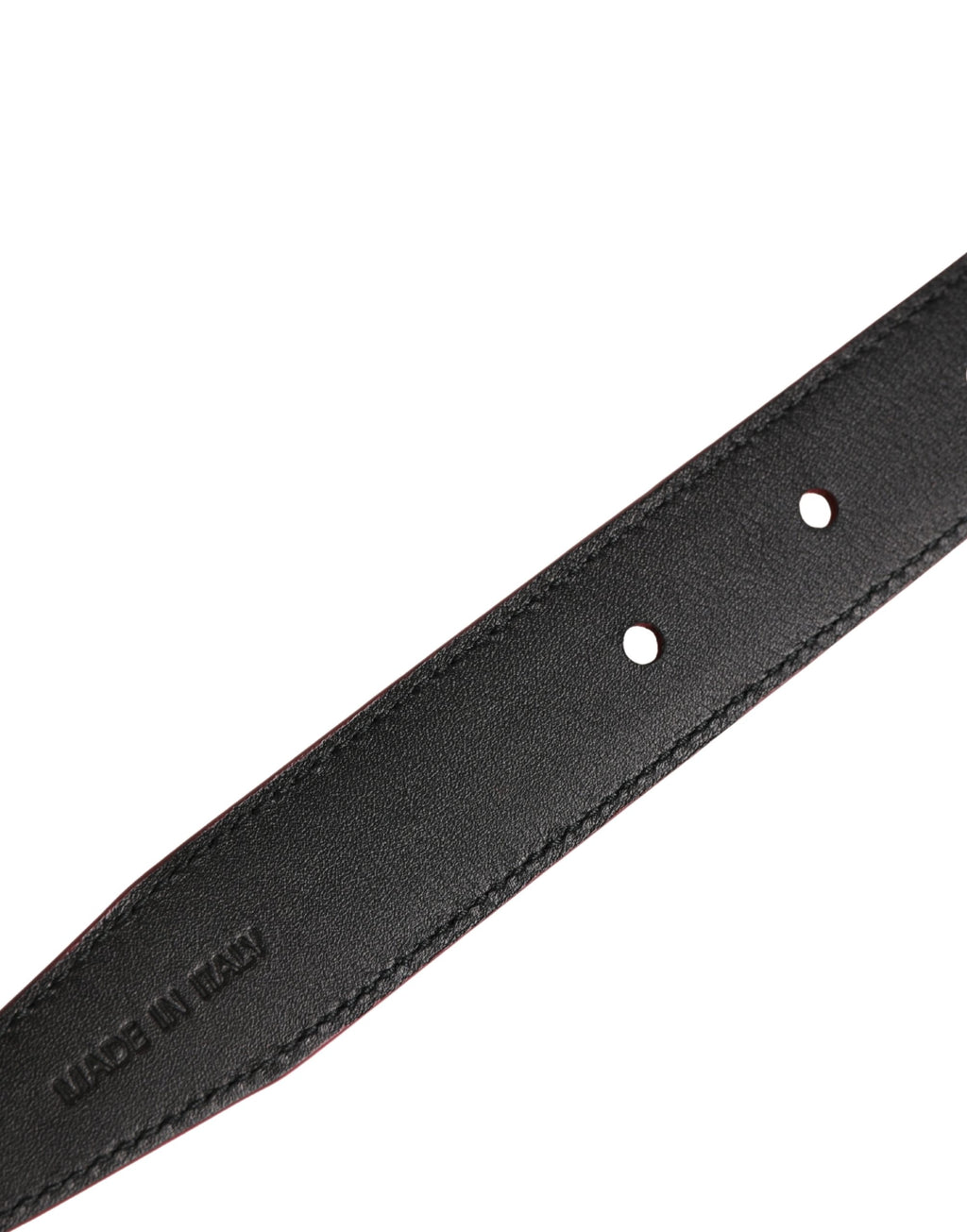 Men Pink Classic Leather Metal Buckle Belt