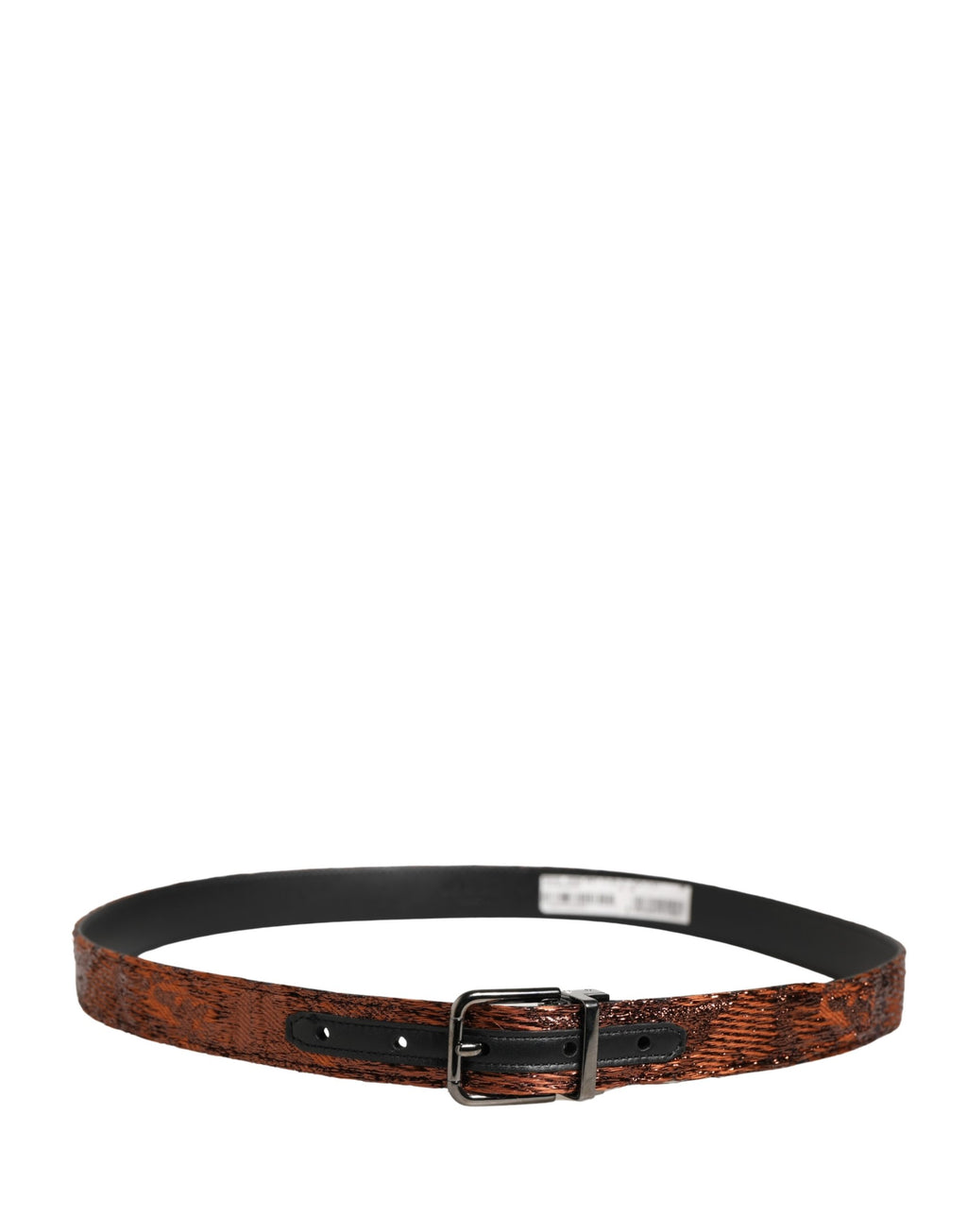 Men Brown Classic Polyester Metal Buckle Belt