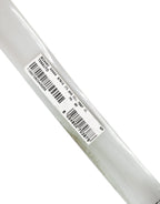 Men White Floral PVC Silver Metal Buckle Belt