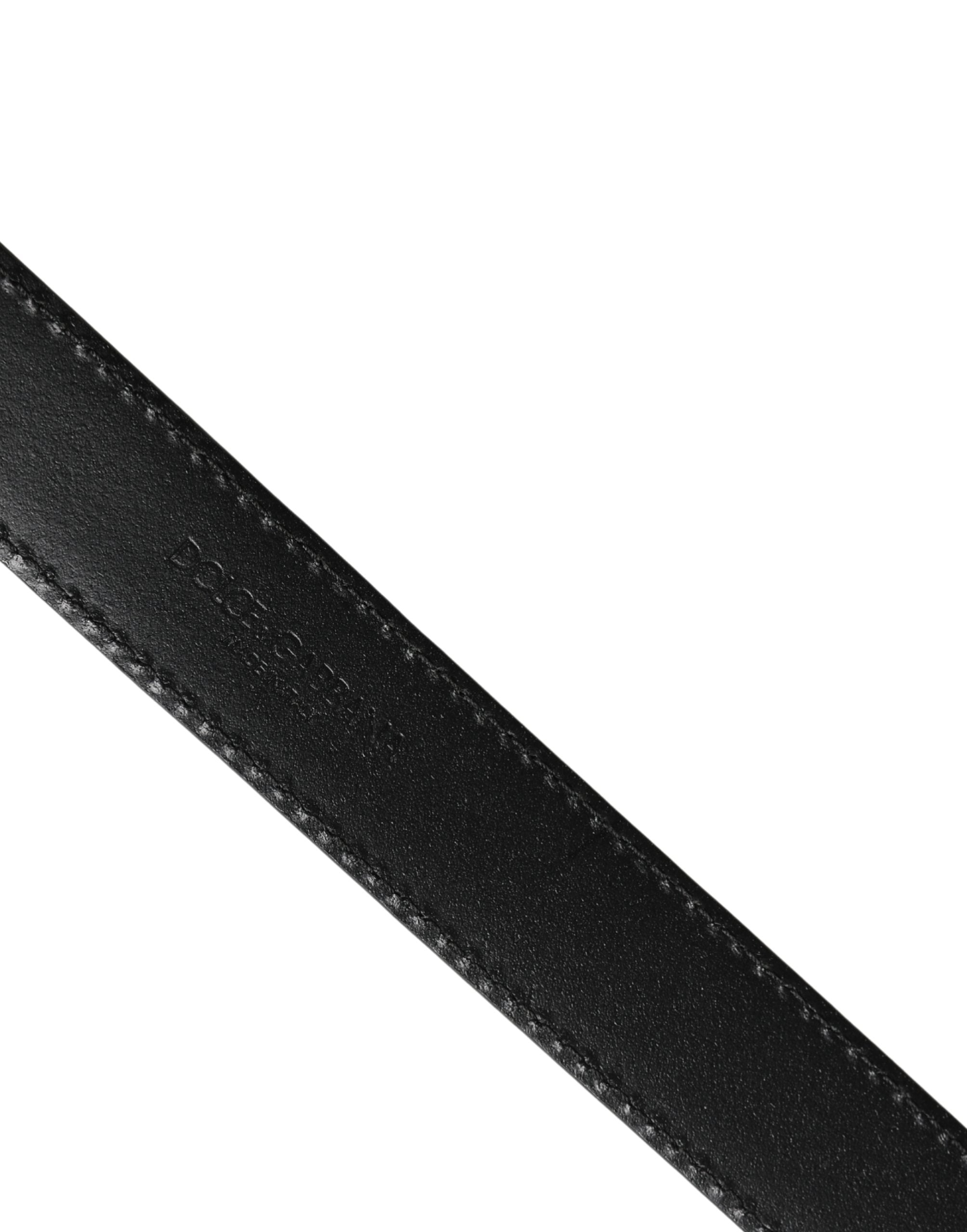 Men Silver Classic Leather Square Buckle Belt