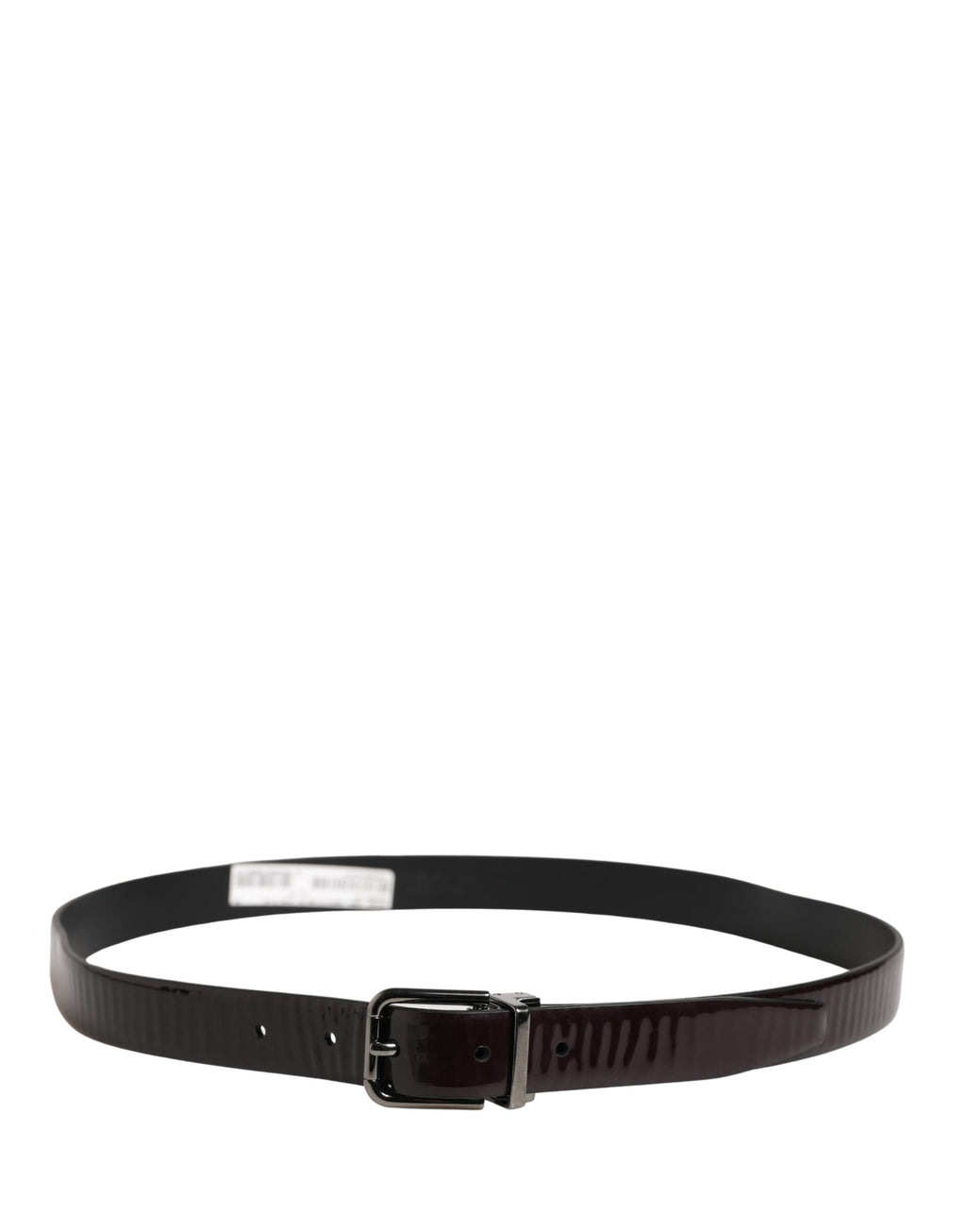 Men Black Classic Leather Metal Buckle Belt
