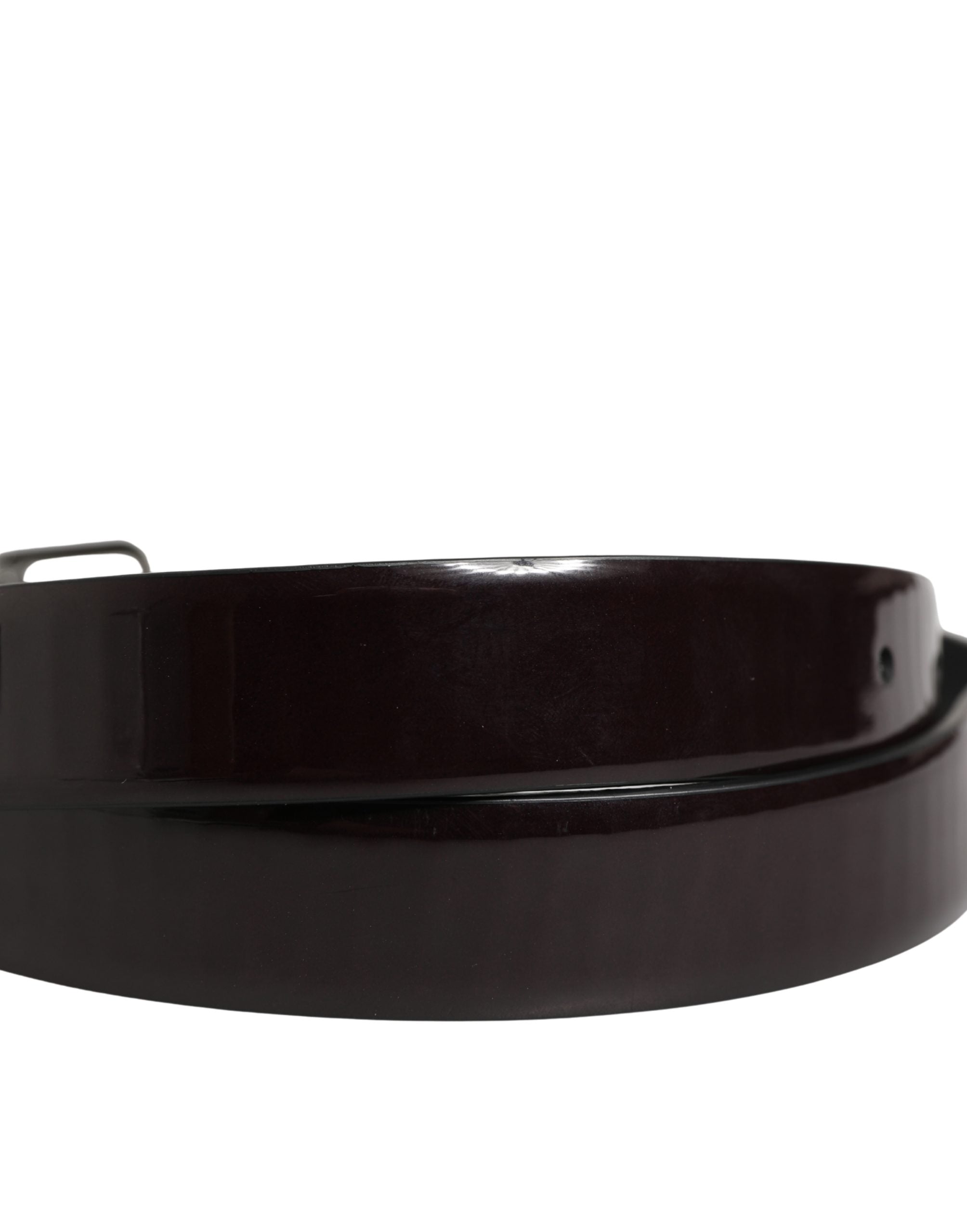 Men Black Classic Leather Metal Buckle Belt