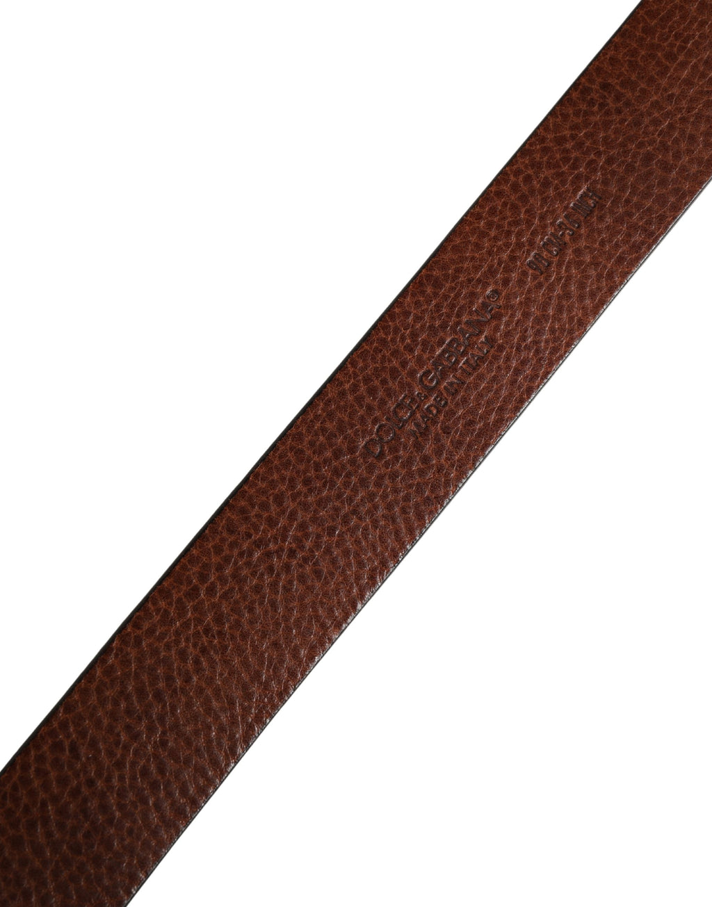 Men Brown Classic Leather Metal Buckle Belt