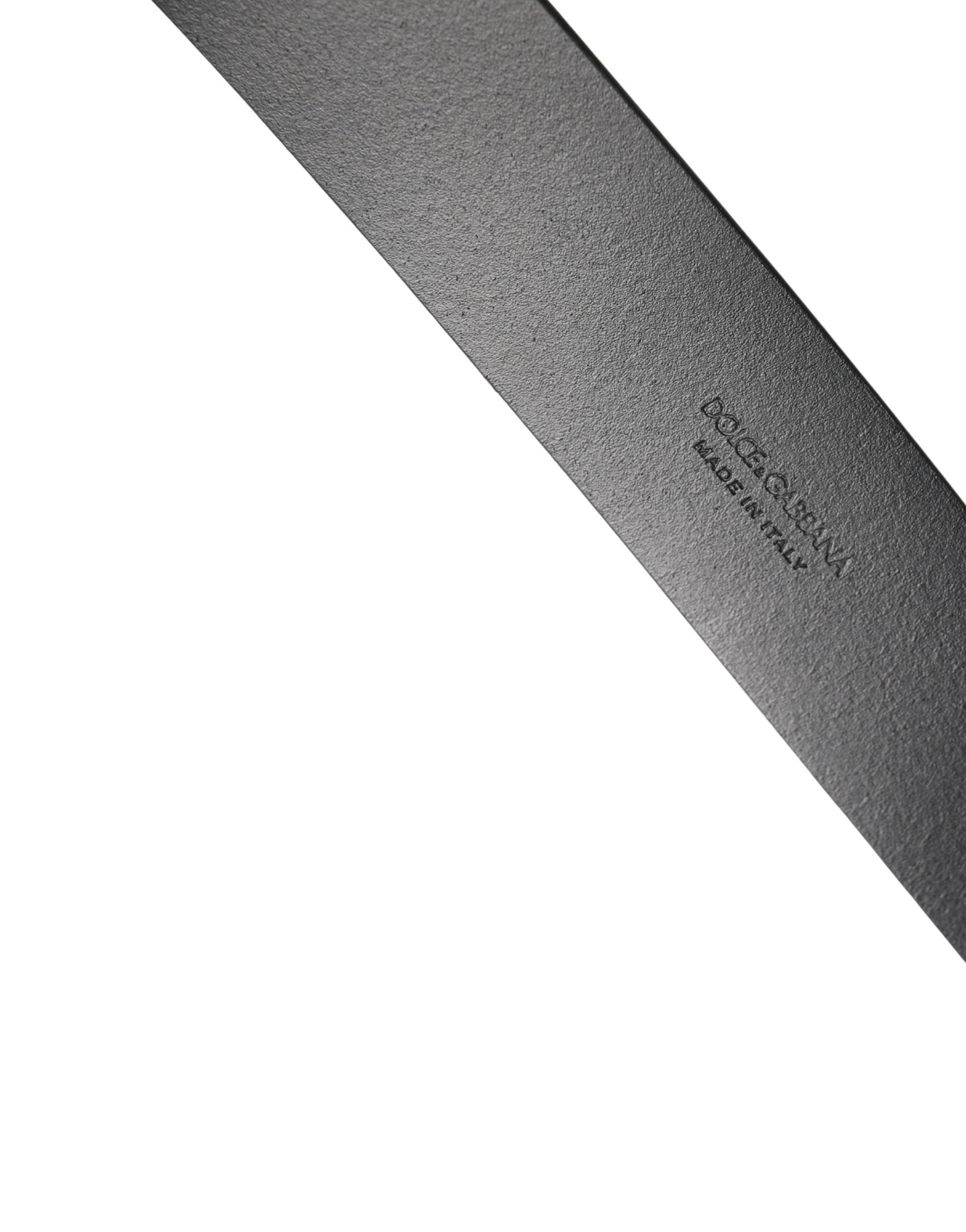 Men Brown Classic Leather Metal Buckle Belt