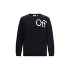 Black Cotton Sweatshirt