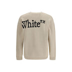 Beige Cotton Sweatshirt