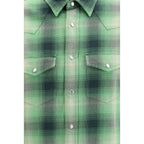 Bicolor Cotton Pattern Shirt
