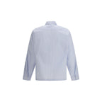 Blue Polyamide Pattern Shirt