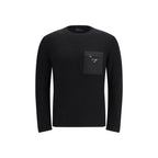 Black Fleece Wool Sweatshirt