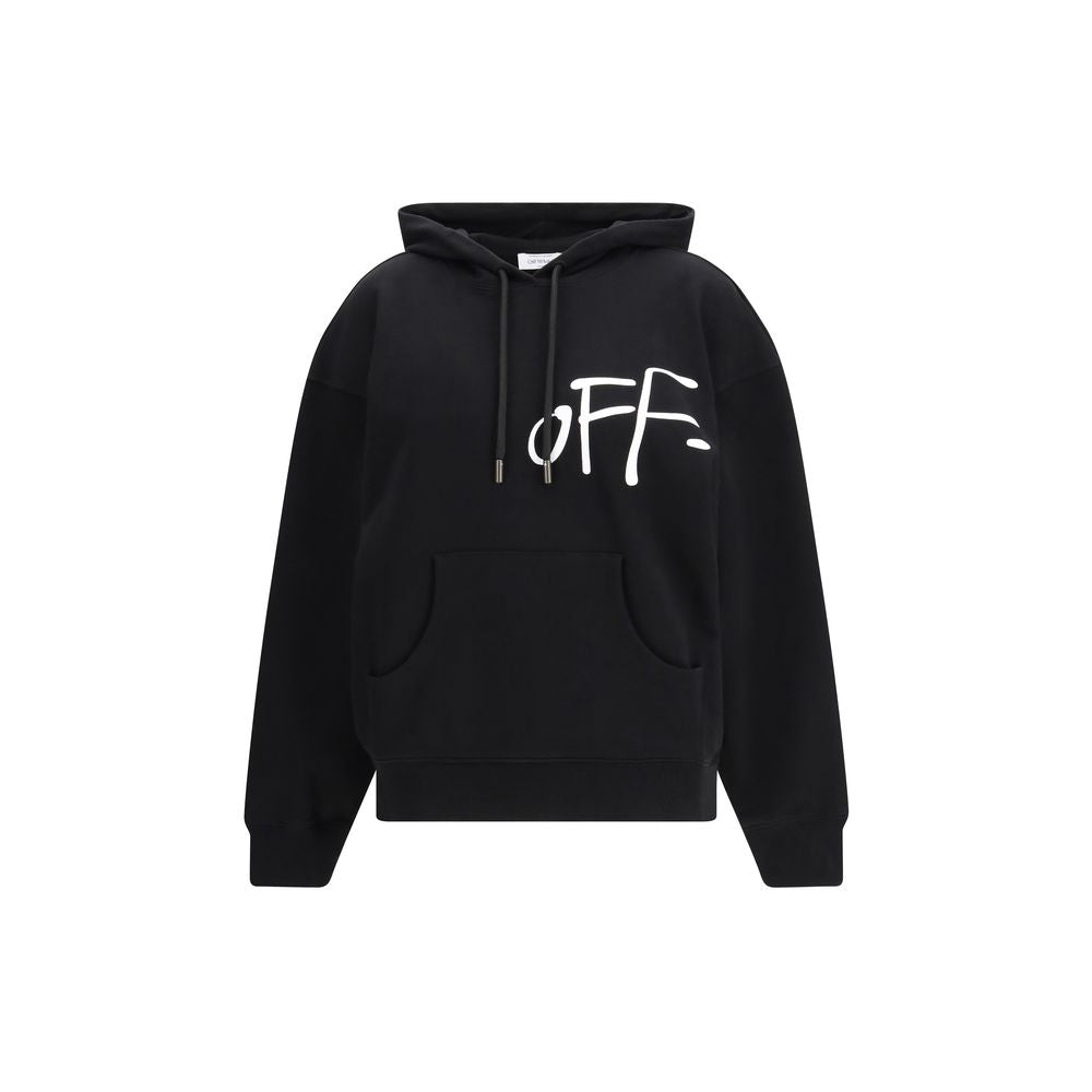 Black Cotton Sweatshirt